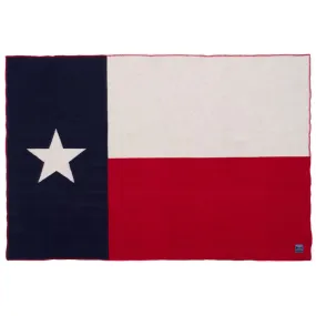 Texas Flag Wool Throw