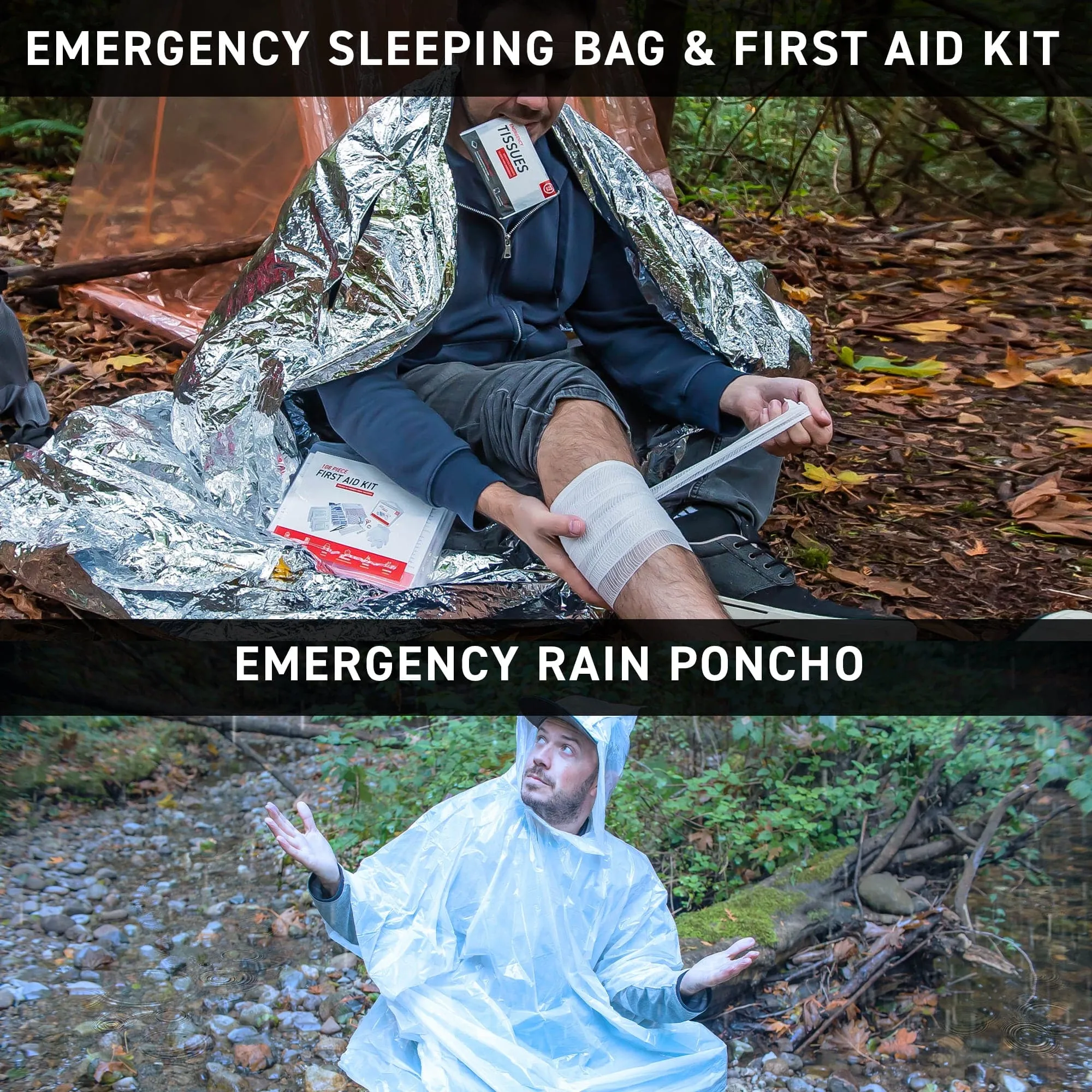 1 Person 72HRS Deluxe Toilet - Emergency Survival Kit