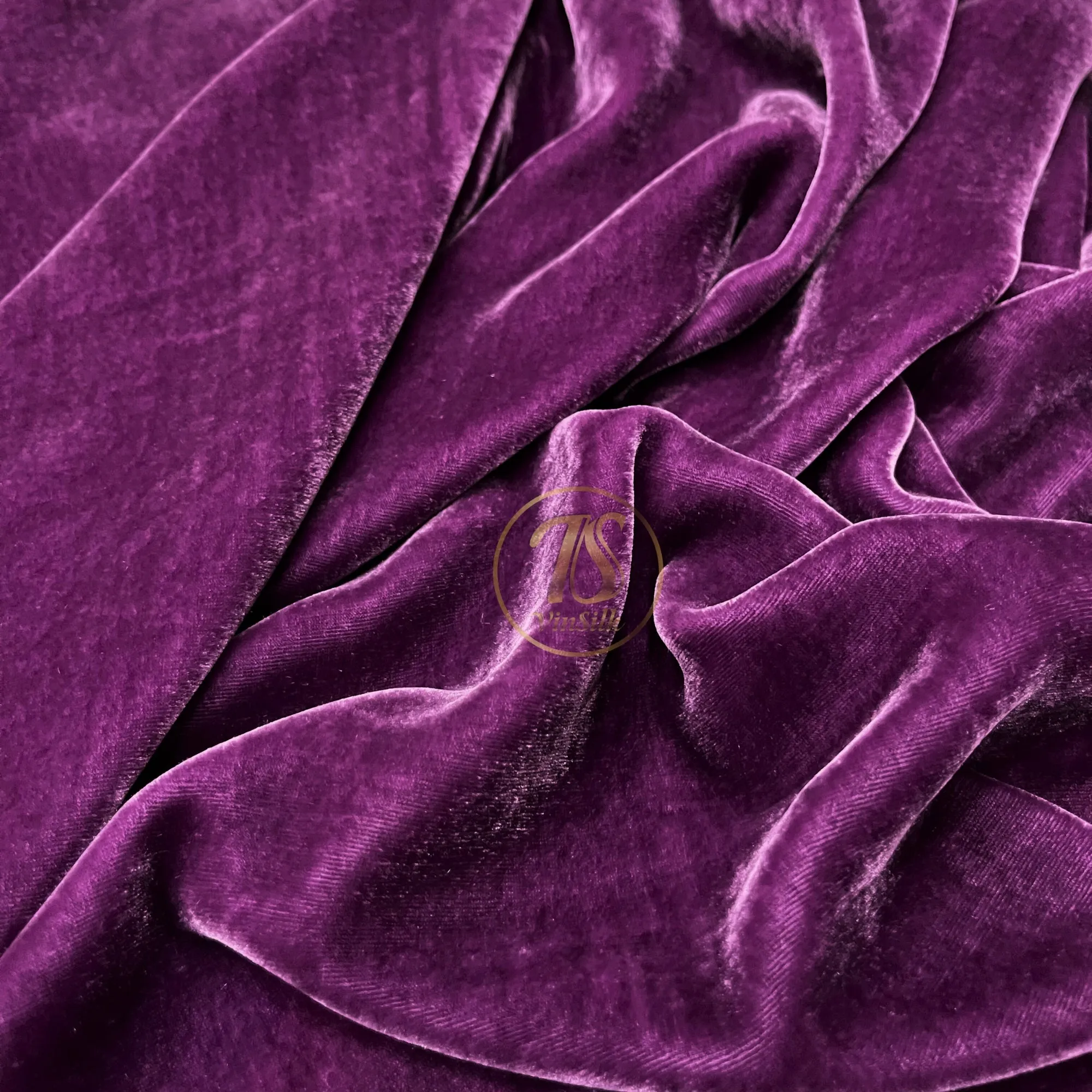 100% MULBERRY SILK VELVET fabric by the yard - Luxury Silk Velvet - Dressmaking - Silk apparel fabric - Silk for sewing