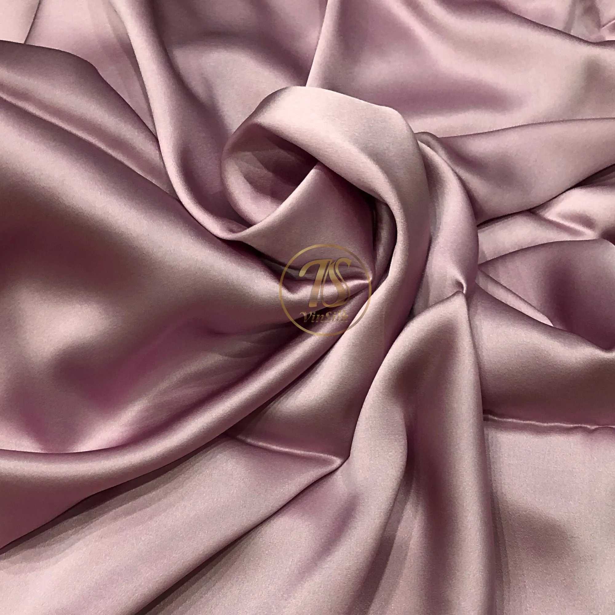 100% PURE MULBERRY SILK fabric by the yard – Satin silk fabric - Pink silk fabric – 19mm - Organic fiber - Wedding dress - Gift for women - Personalized gift