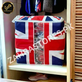 110GSM Cloth Storage Bag 1 Pc (UK Flag)