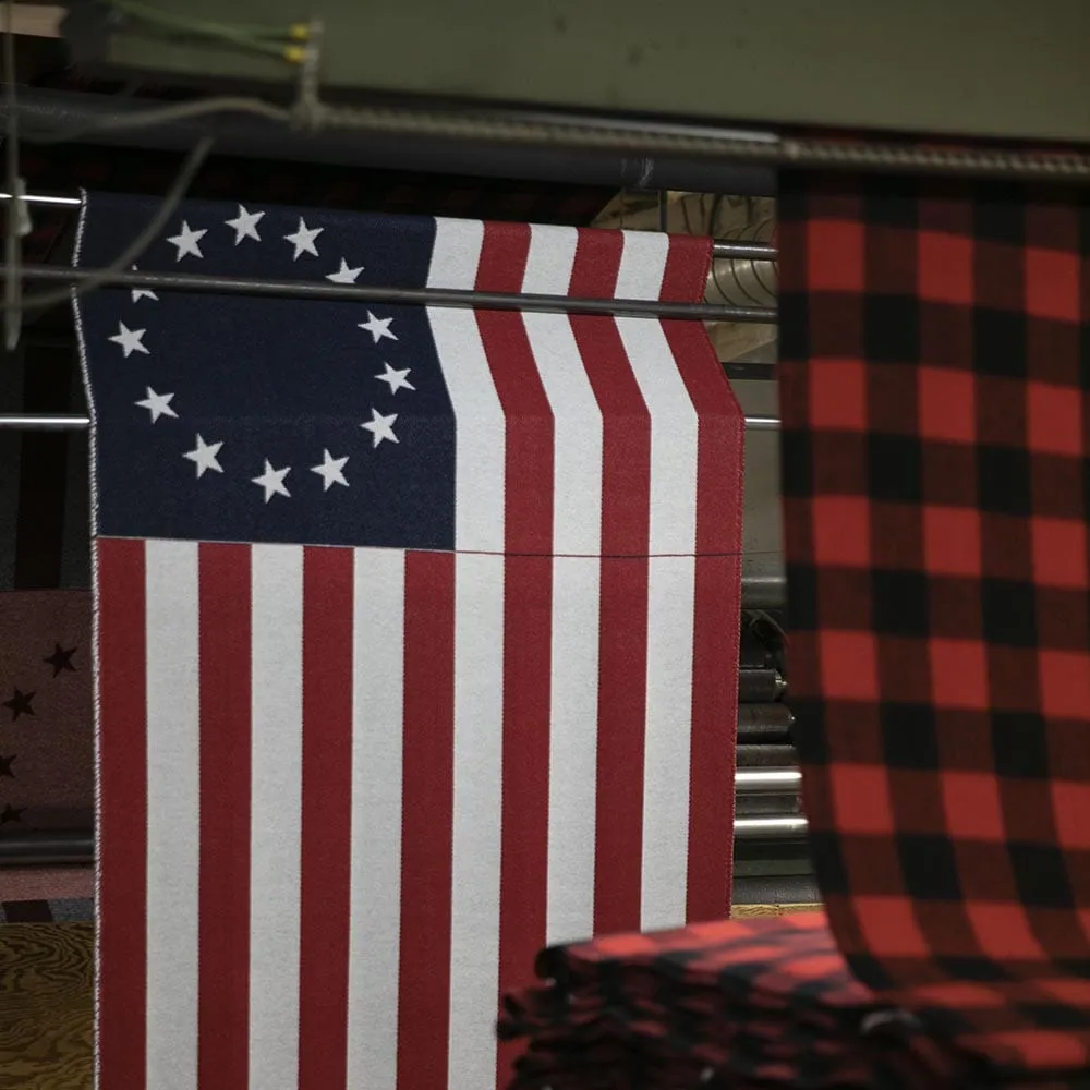 1776 Flag Wool Throw - Betsy Ross