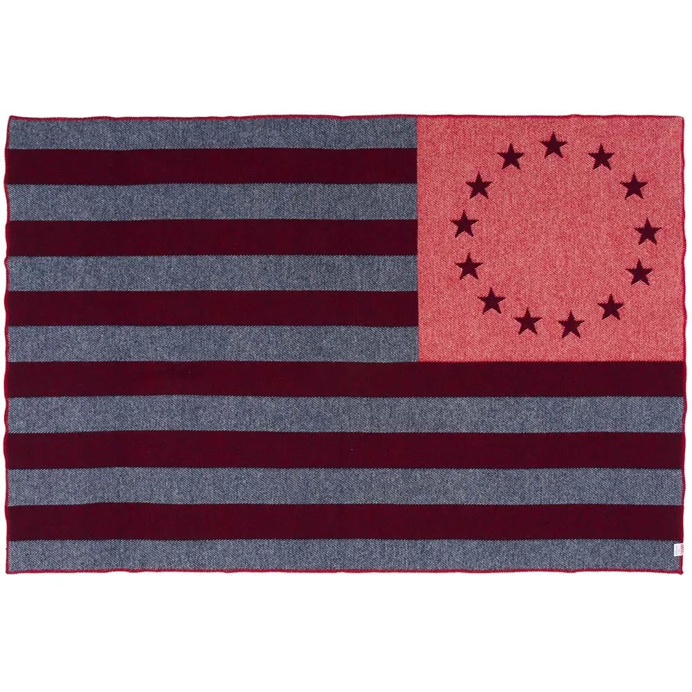 1776 Flag Wool Throw - Betsy Ross