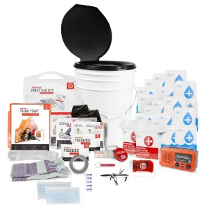 2 Person 72HRS Deluxe Toilet - Emergency Survival Kit