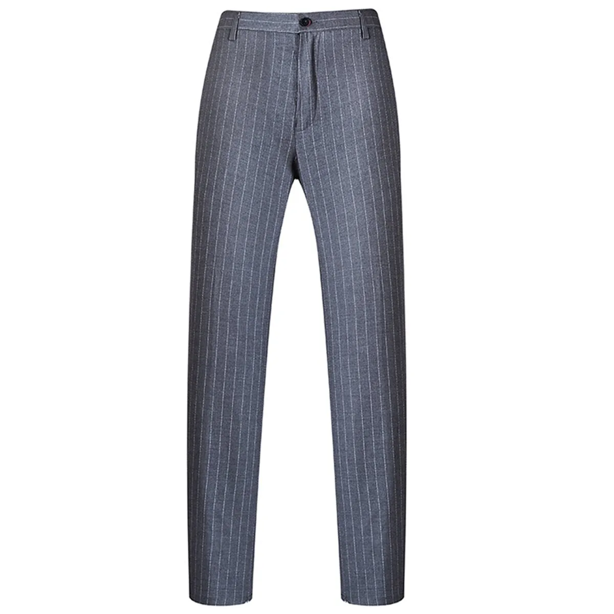 3-Piece Suit Stripe Design Suit Grey