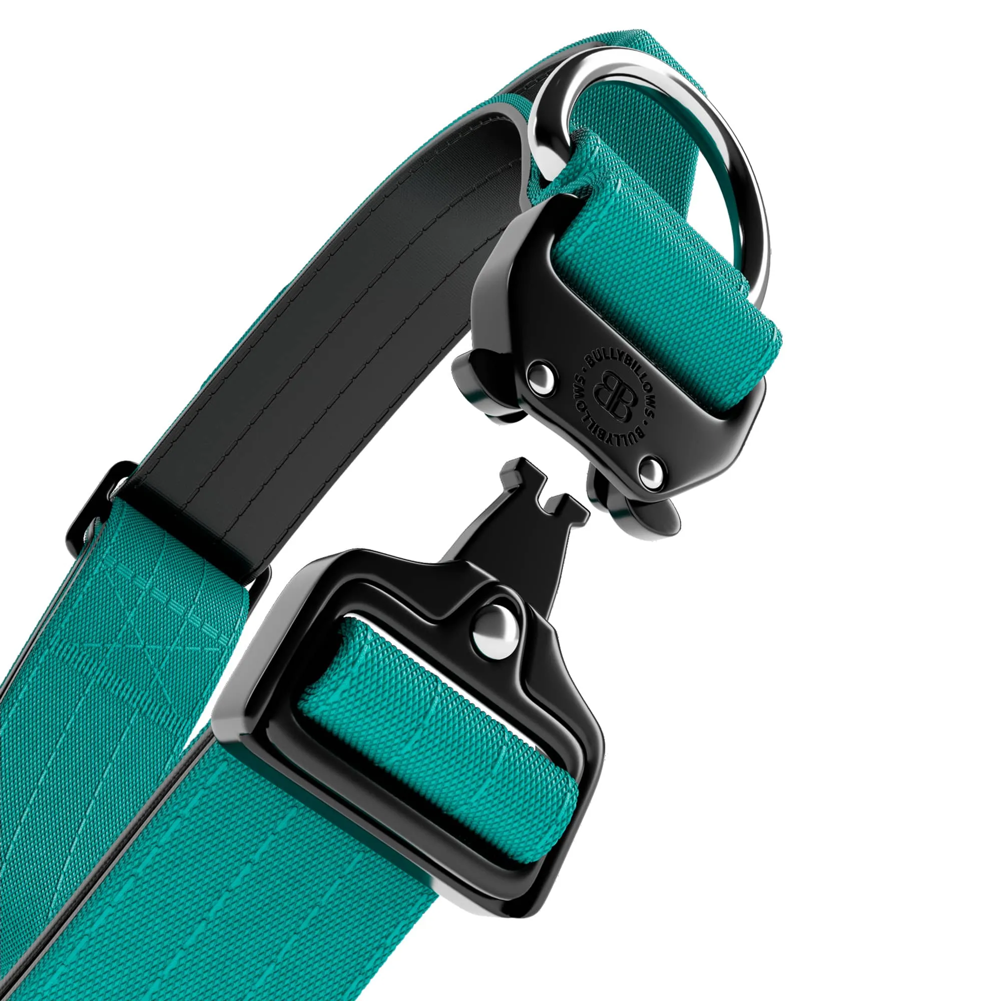 4cm Combat® Collar | Handle & Rated Clip - Turquoise