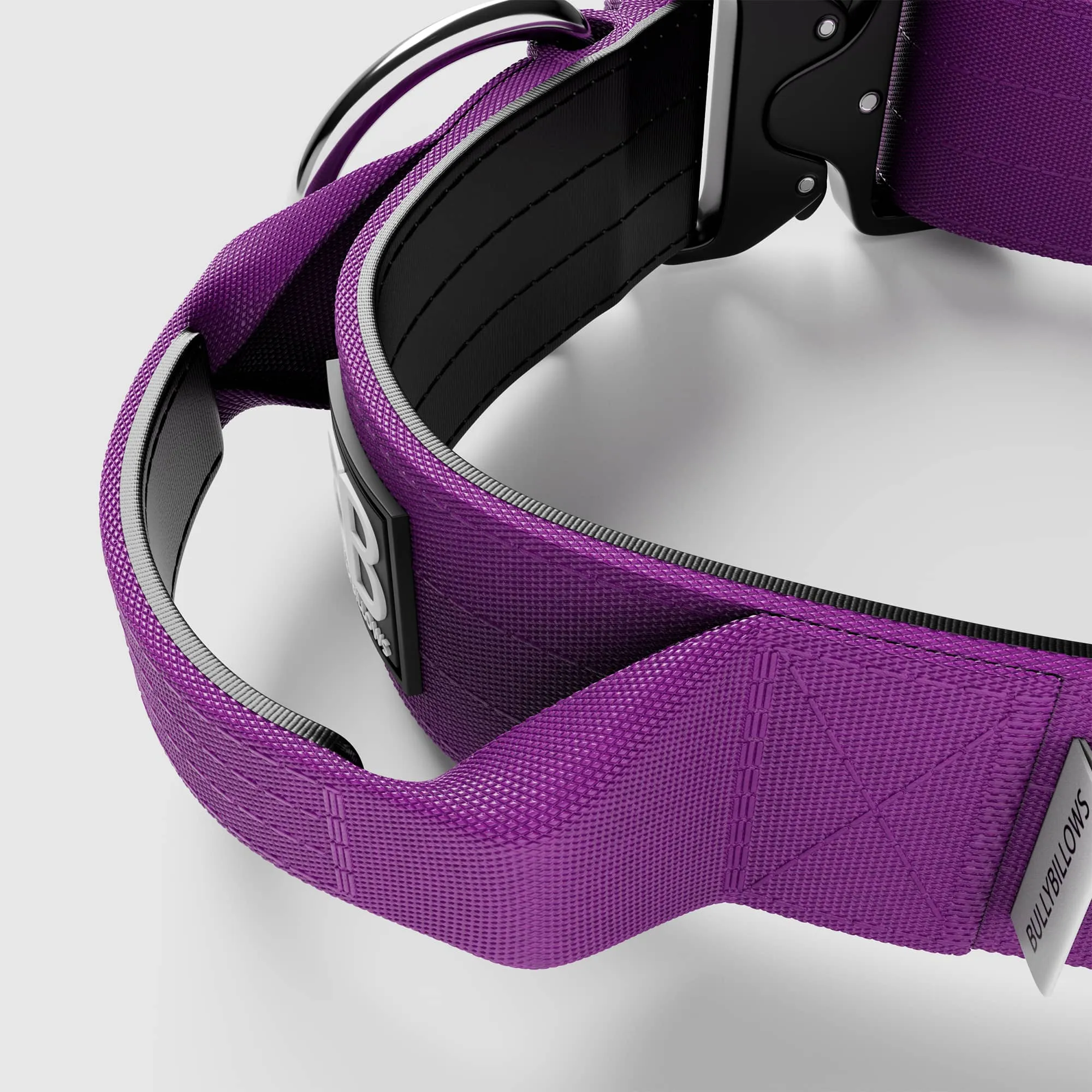 5cm Combat® Collar | With Handle & Secure Clip - Purple