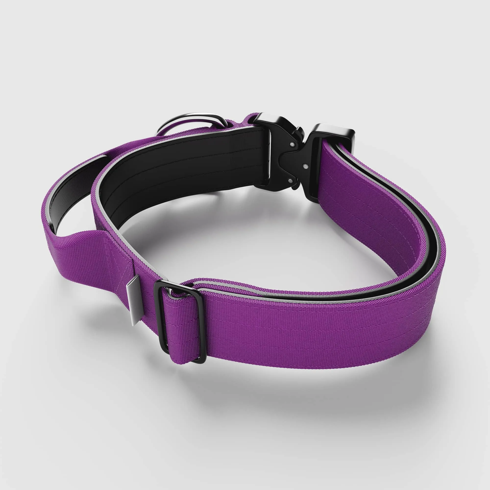 5cm Combat® Collar | With Handle & Secure Clip - Purple