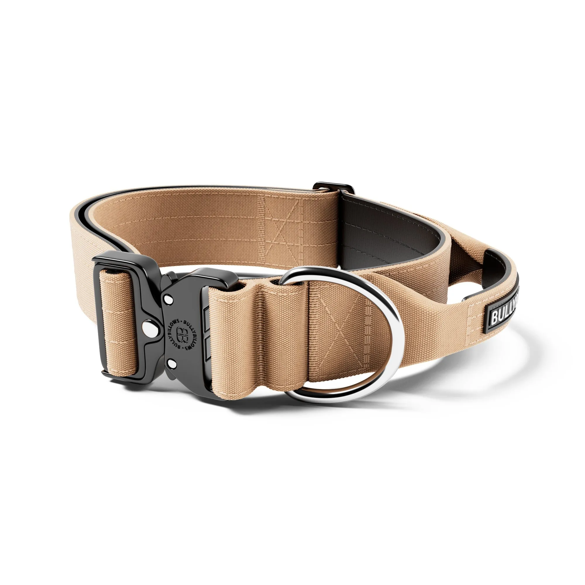 5cm Combat® Collar | With Handle & Secure Clip - Tan