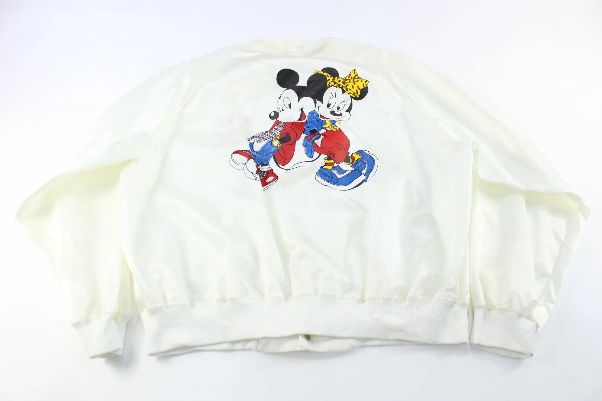 80's Mickey & Minnie Mouse Bomber Jacket