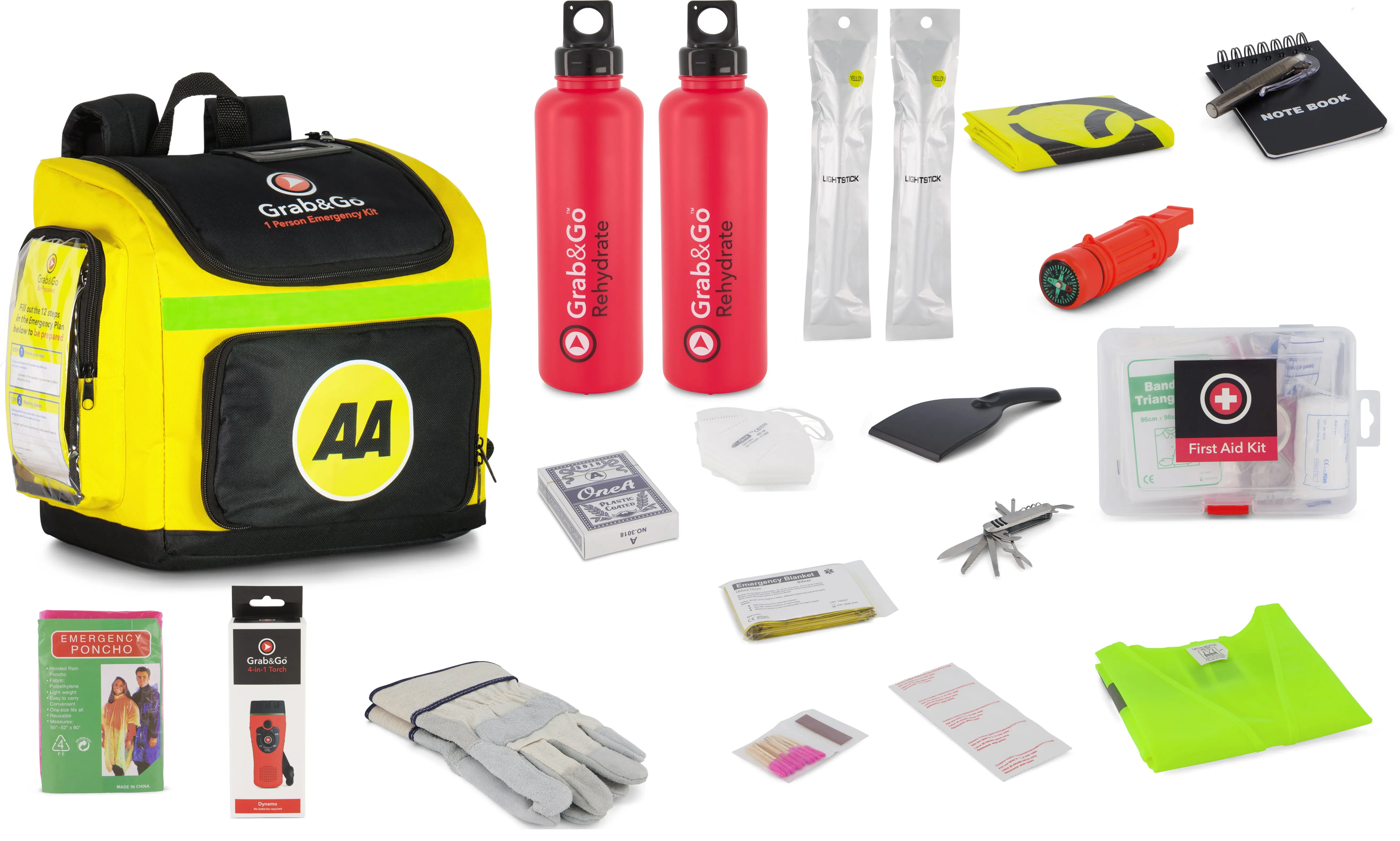 AA Grab & Go 1-Person Emergency Kit