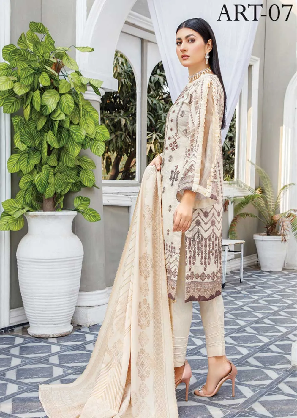 ABS-R-07 - Readymade - Haniya By Abisha Vol 53 2023