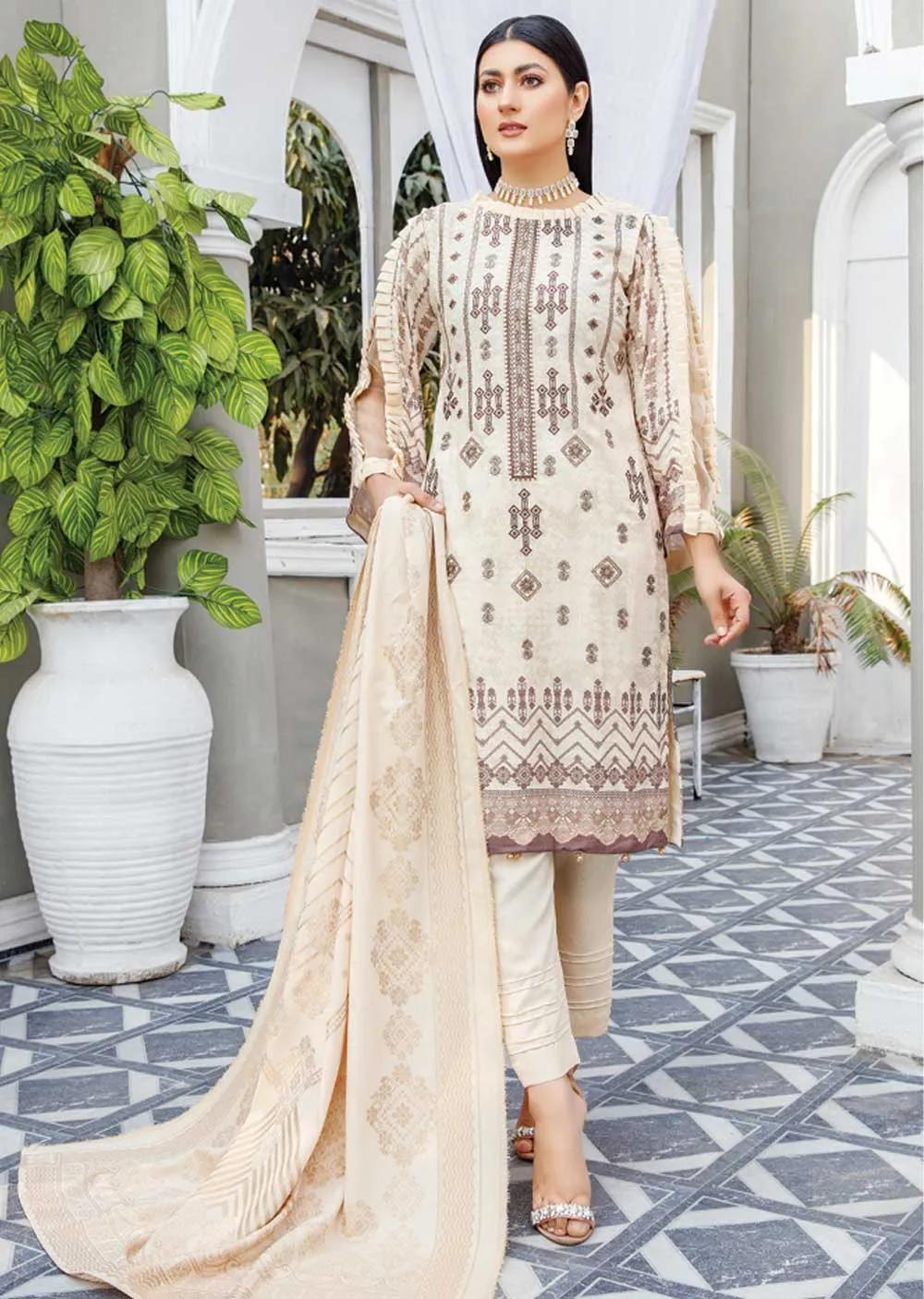 ABS-R-07 - Readymade - Haniya By Abisha Vol 53 2023