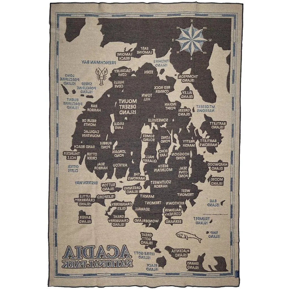 Acadia National Park Wool Throw