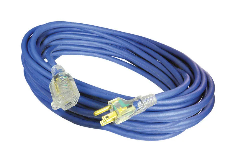 Ace Outdoor 50 ft. L Blue Extension Cord 16/3 SJOW