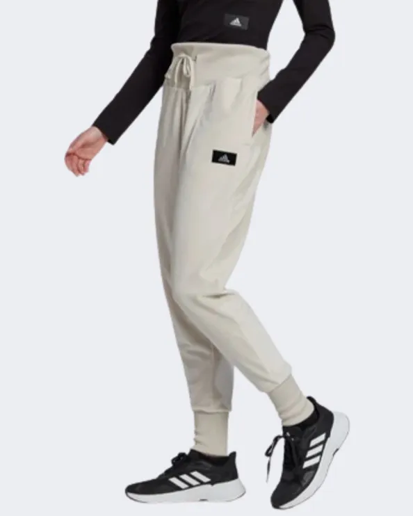 Adidas Holidayz Cozy Velour Women Sportswear Pant Off White Hc8818