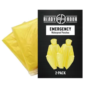 Adult Emergency Poncho (2-pack) by Ready Hour