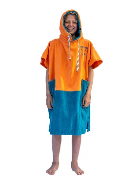 All-In Junior V Poncho Tiger Orange Surf Poncho