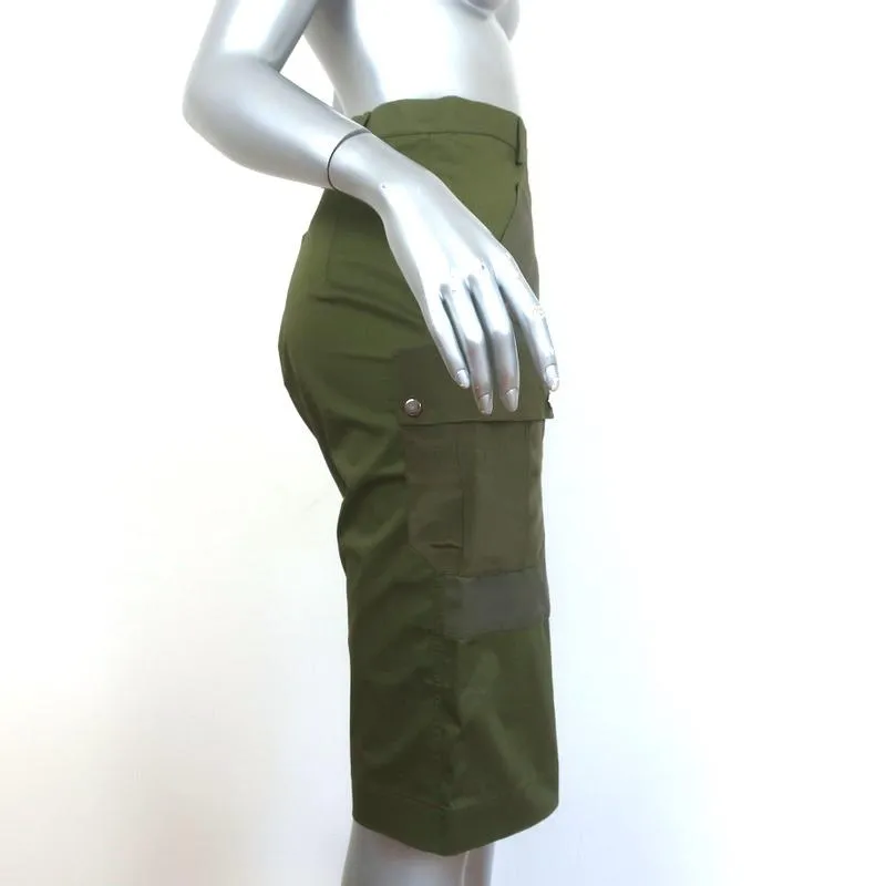 Altuzarra Military Pencil Skirt Kent Army Green Size 38 NEW