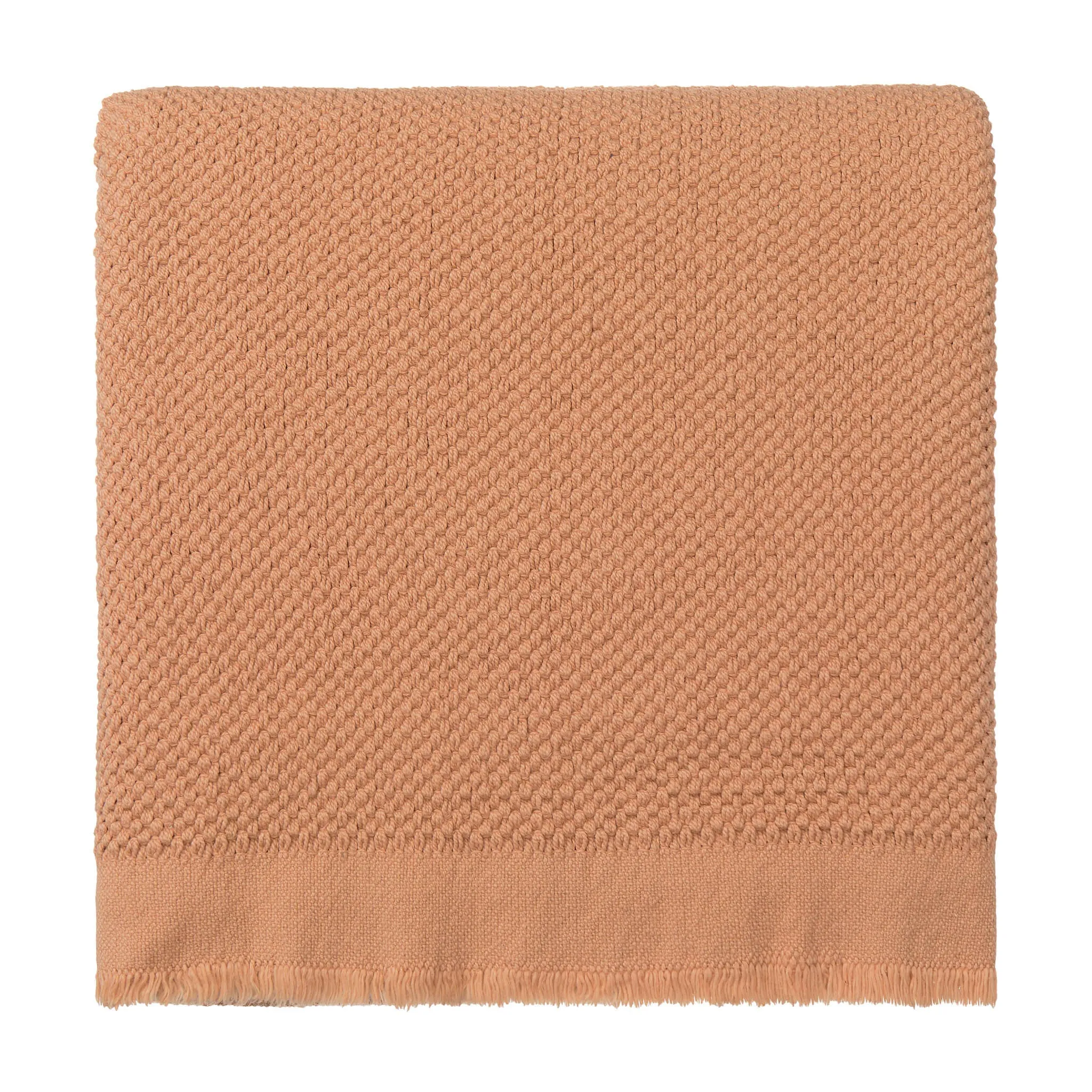 Alvaro Wool Blanket [Pale terracotta]