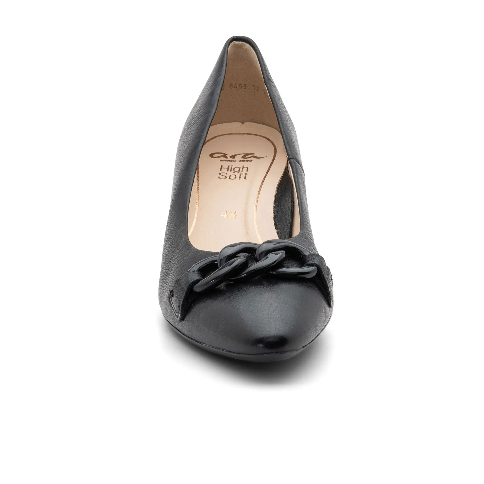 Ara Lichfield Chain Pump (Women) - Black Calf