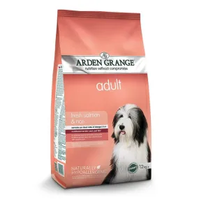 Arden Grange Adult Dog Food with Fresh Salmon & Rice 12kg