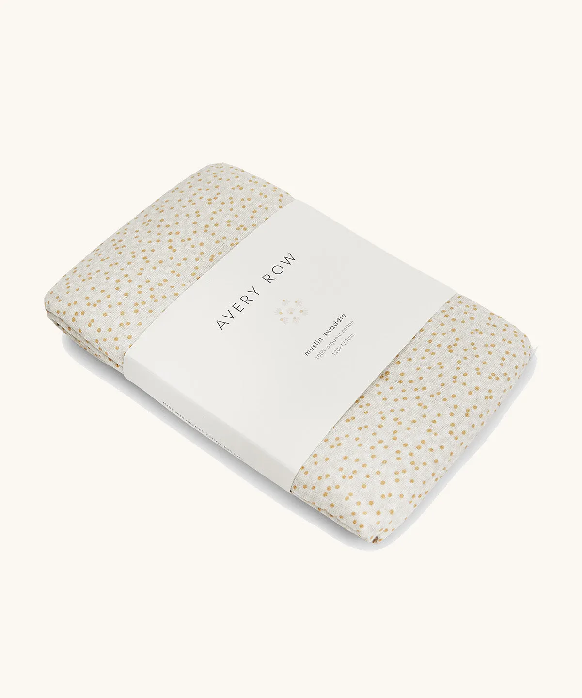 Avery Row Baby Muslin Swaddle - Daisy Meadow