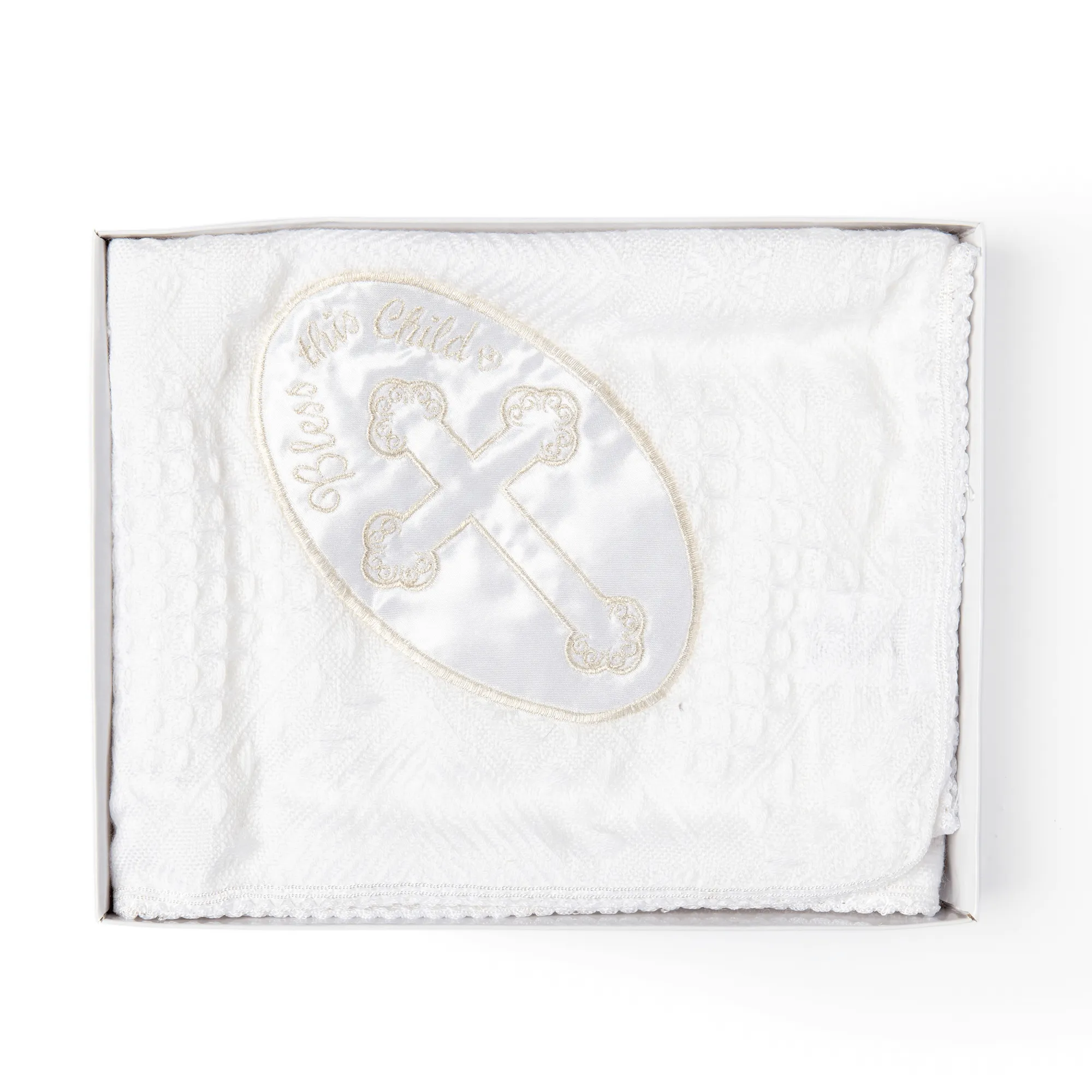 Baby Baptism Shawl Gift Box Set