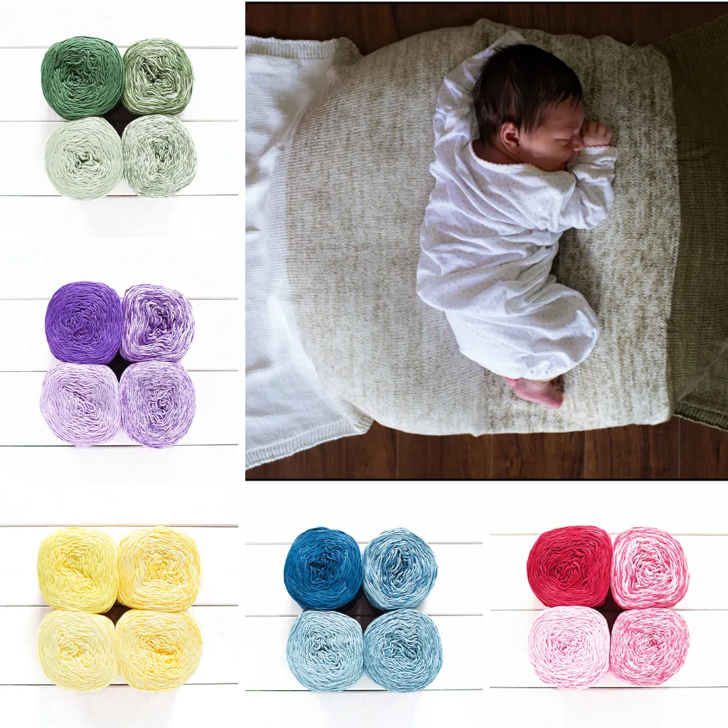 Baby Bloom | Gradient Yarn Baby Blanket Kit