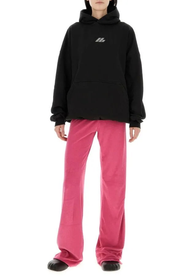 BALENCIAGA | Fuchsia velvet joggers