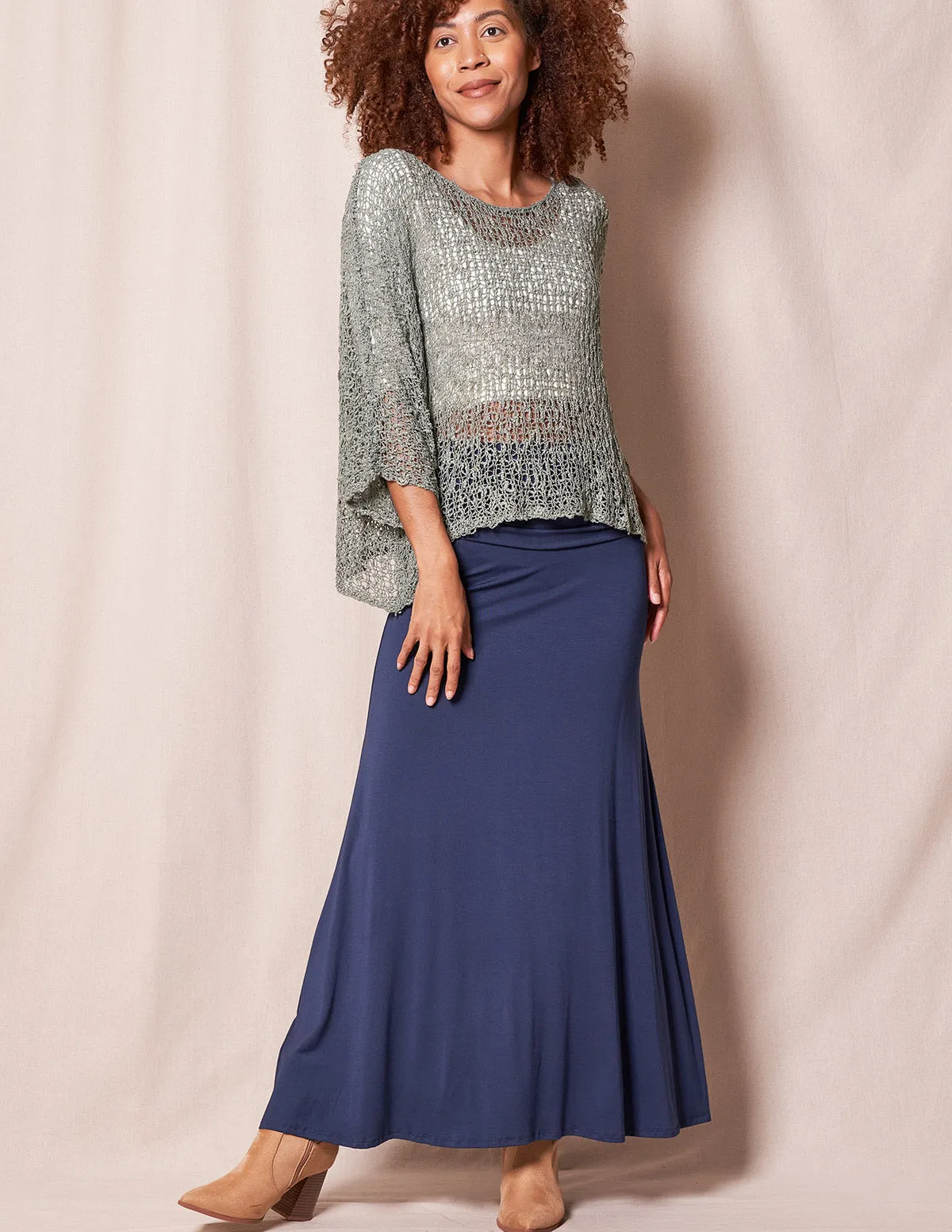 Bamboo Classic Maxi Skirt