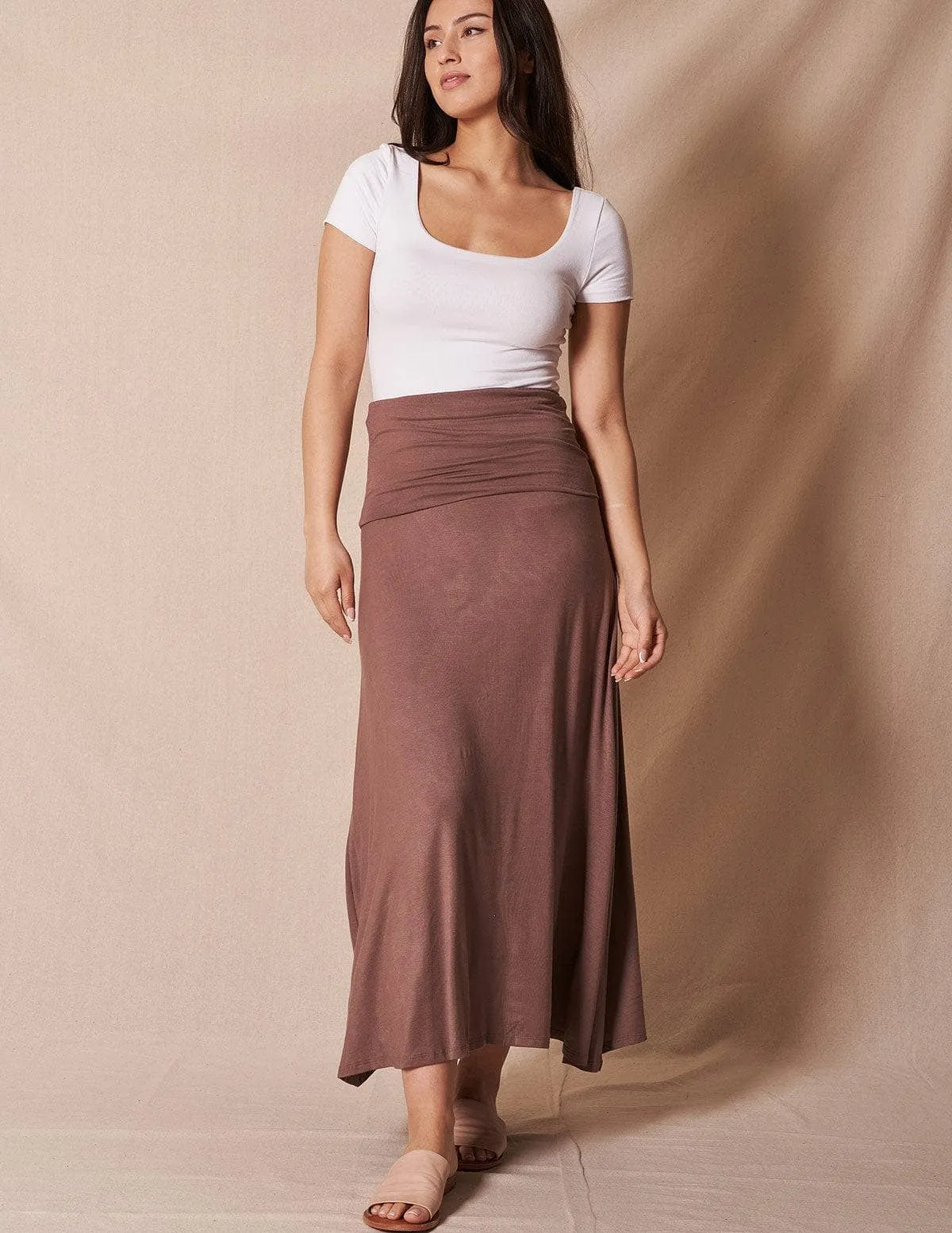 Bamboo Classic Maxi Skirt