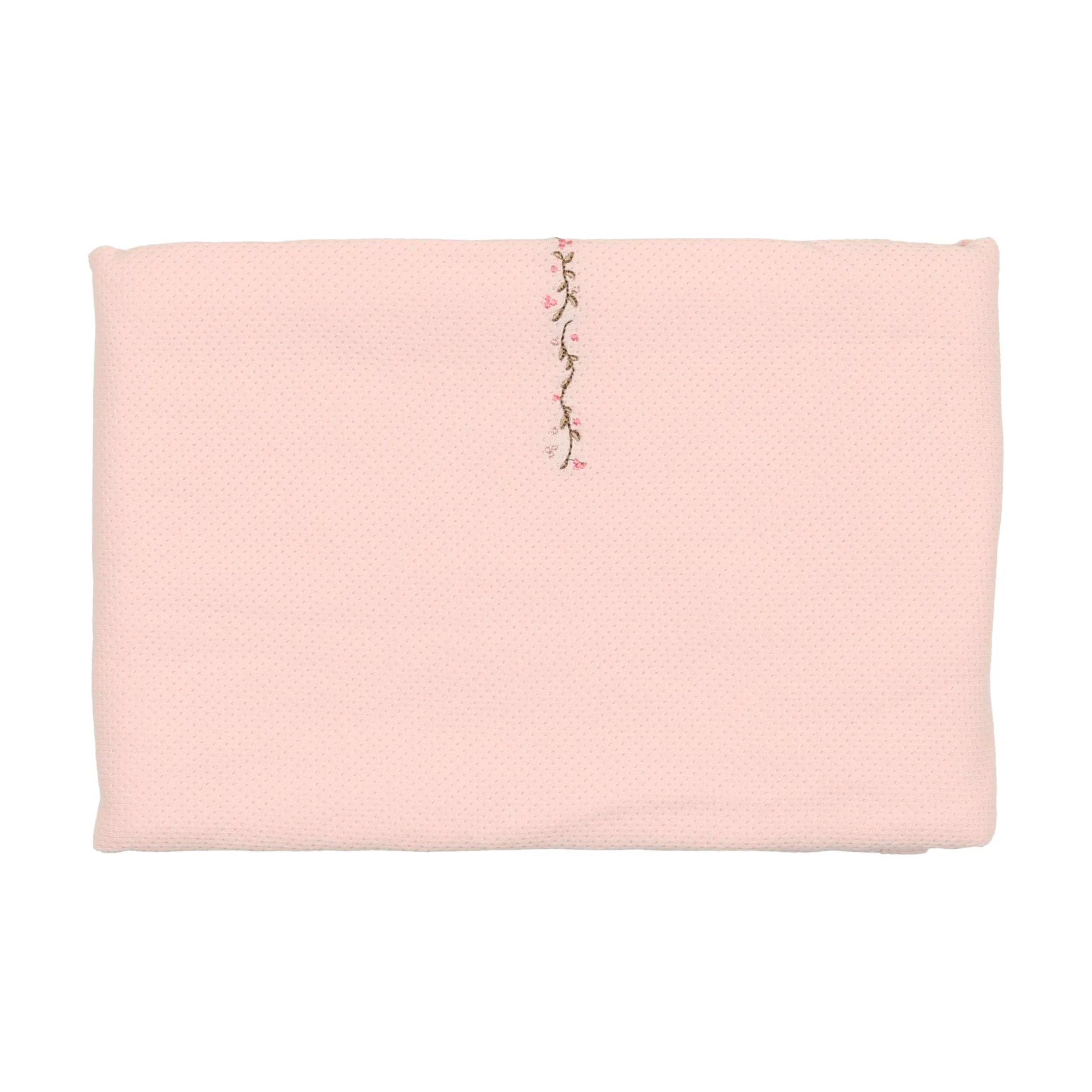 Bee & Dee Embroidered Linen Pointelle Collection - Petal pink Blanket