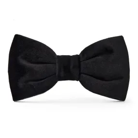 Black Velvet Dog Bow Tie