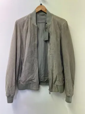 BNWT AllSaints Kemble Suede Bomber Jacket