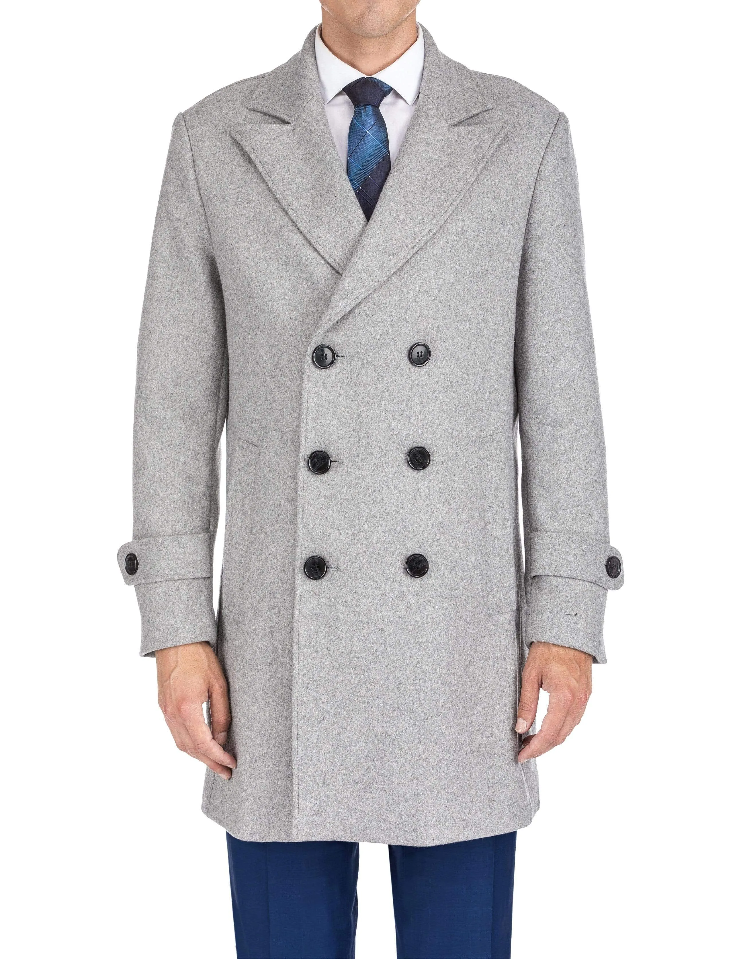 BRAVEMAN 3/4 DOUBLEBREASTED COAT-DWC01