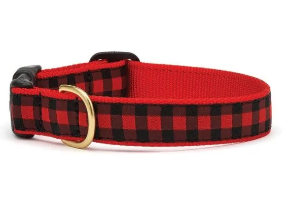 Buffalo Check Dog Collar