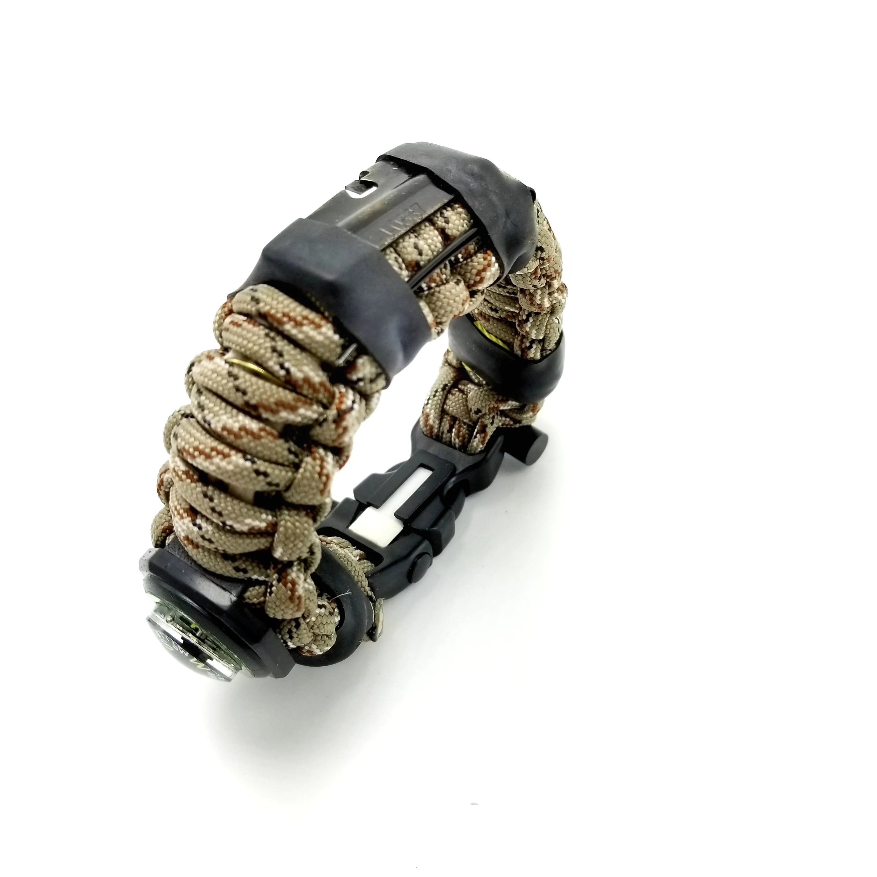 Bug Out Bracelet - Paracord Bracelet, Survive Offgrid with 30 item last ditch effort kit.