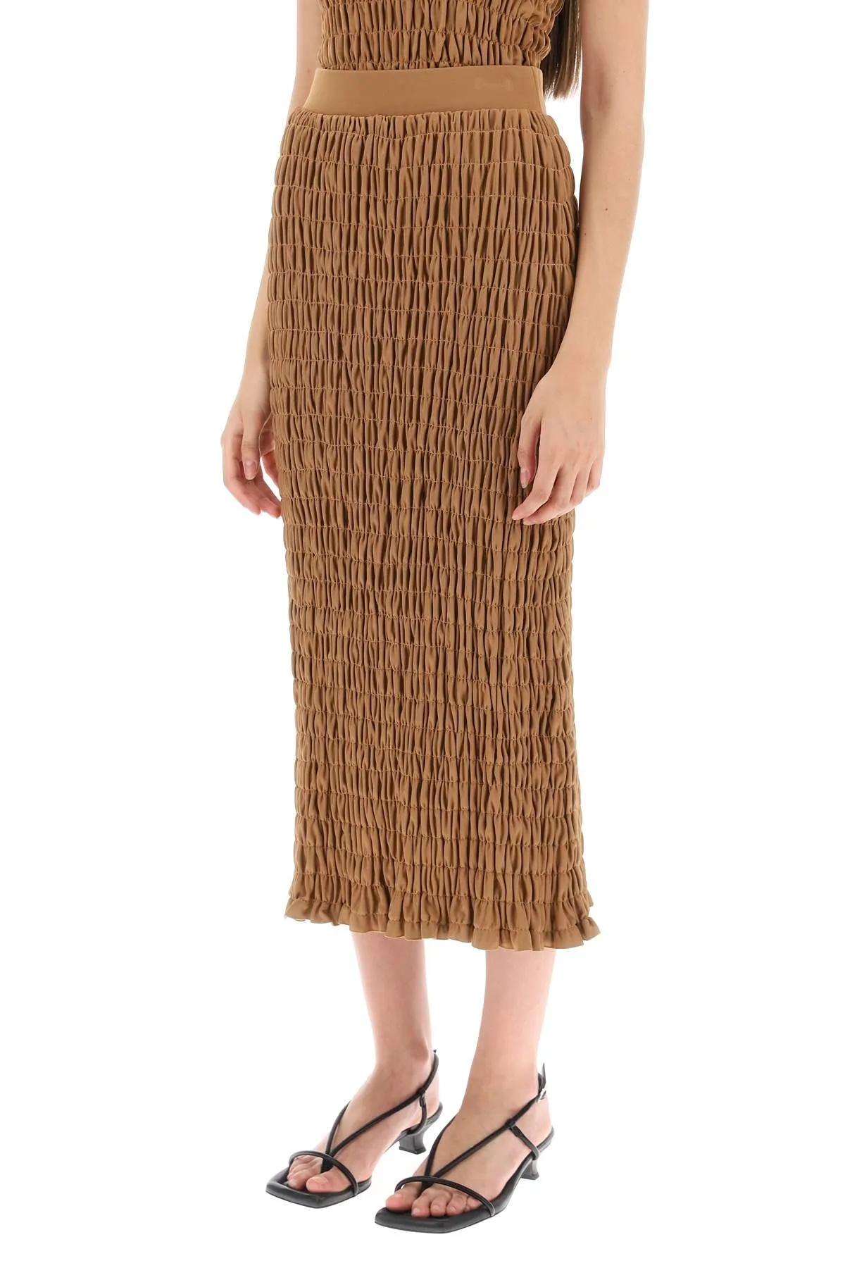 BY MALENE BIRGER 'emla' smocked pencil skirt