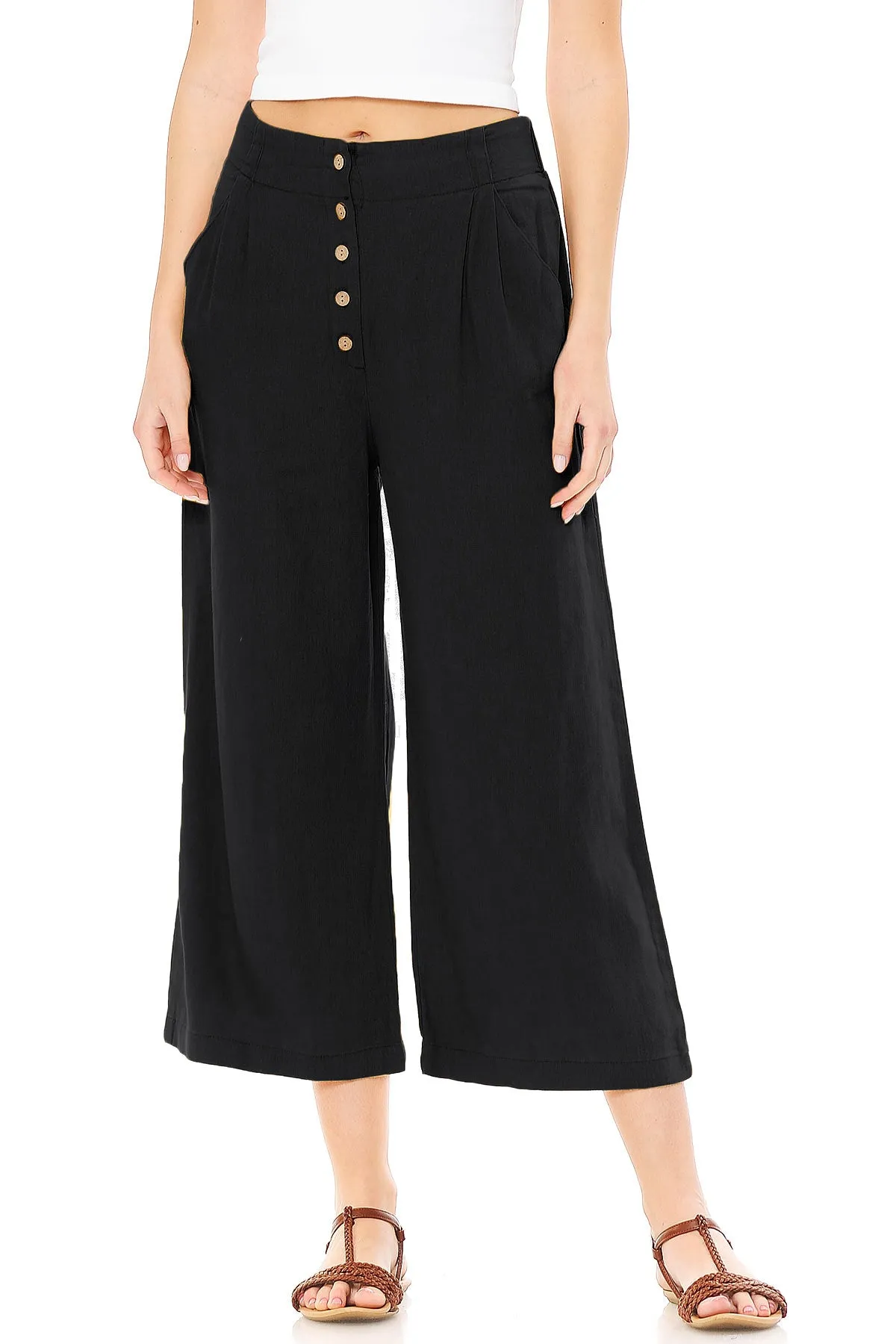 Cabana Linen Culottes