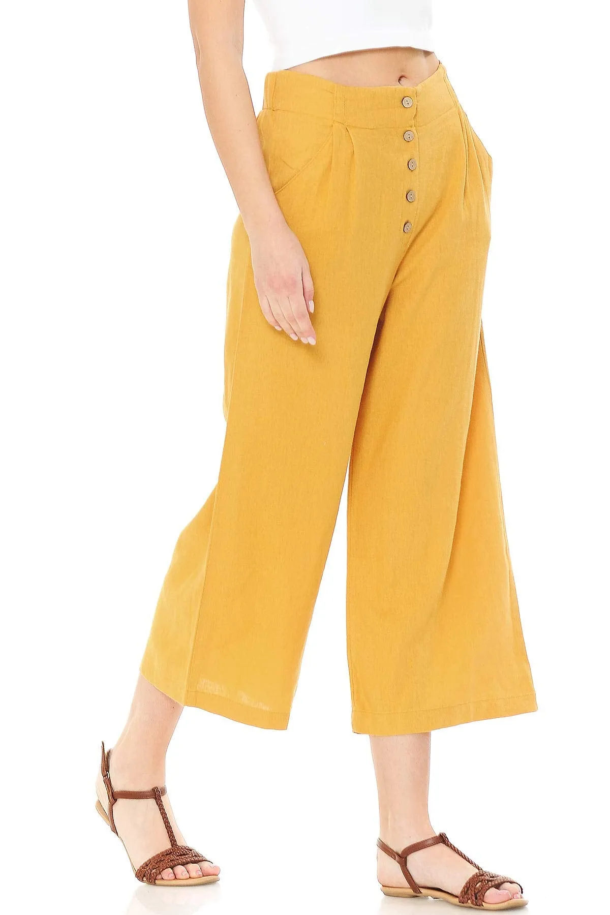 Cabana Linen Culottes