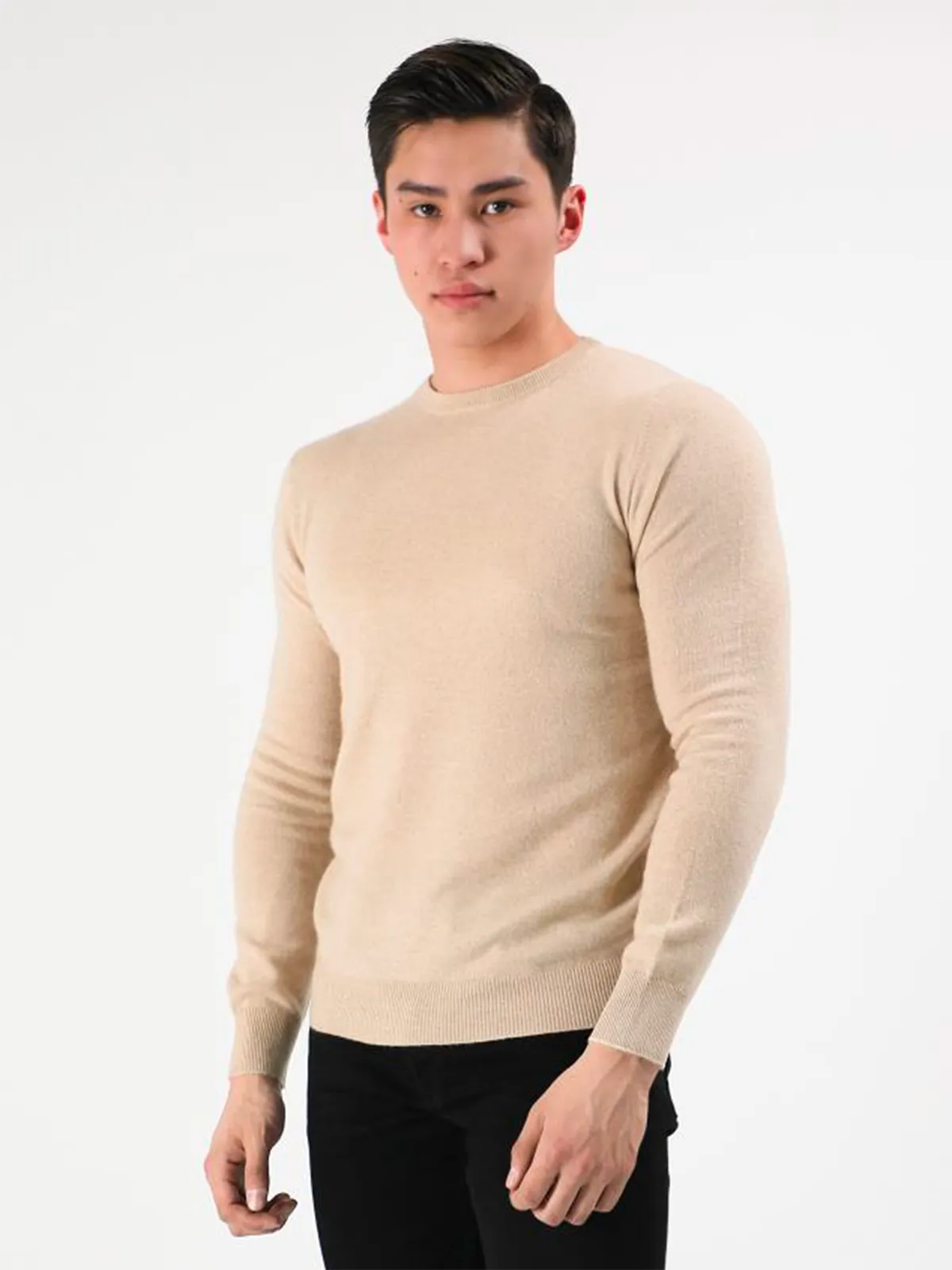 Cashmere Crewneck Sweater for Men