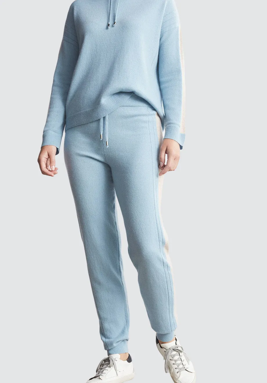 Cashmere Joggers | Glacier/Birch