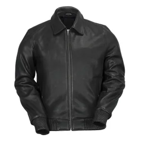 CASTOR - MEN'S BOMBER LEATHER JACKET