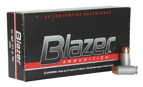 CCI 3589 Blazer 40 S&W 165 GR Total Metal Jacket 50 Bx/ 20 Cs