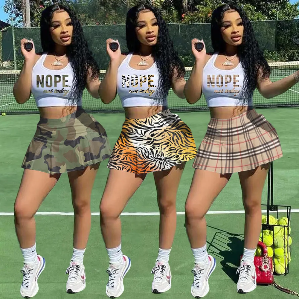 Cheerleader Tennis Skirt Set