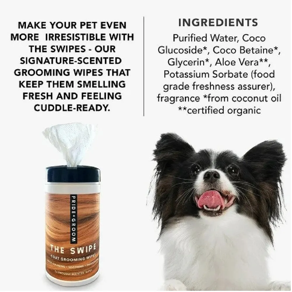 Coat Grooming Wipes for Dogs