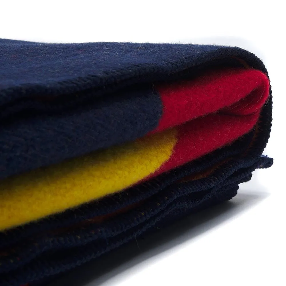 Colorado Flag Wool Throw