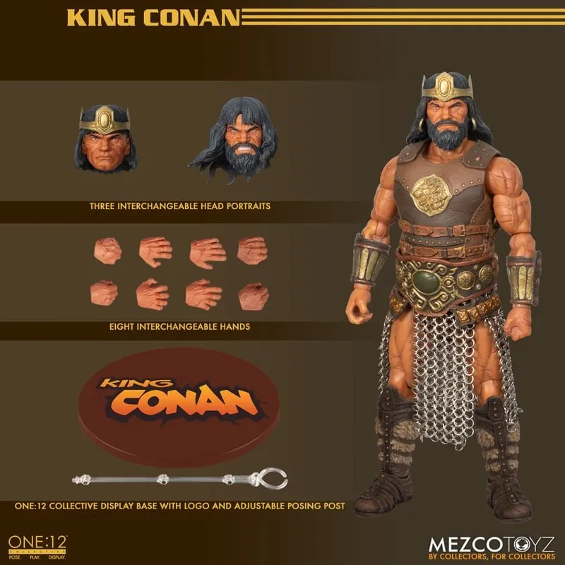 Conan the Barbarian King Conan Mezco One:12 Collective