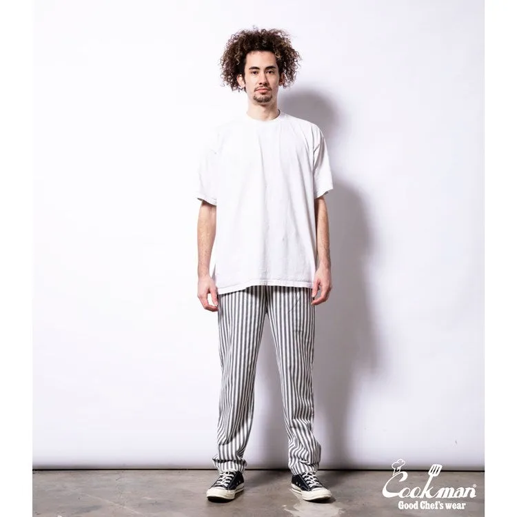 Cookman Chef Pants - Cabana Stripe : Gray